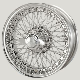 5" x 15" 72 Spoke Stainless Steel Wire Wheel - Classic Spares