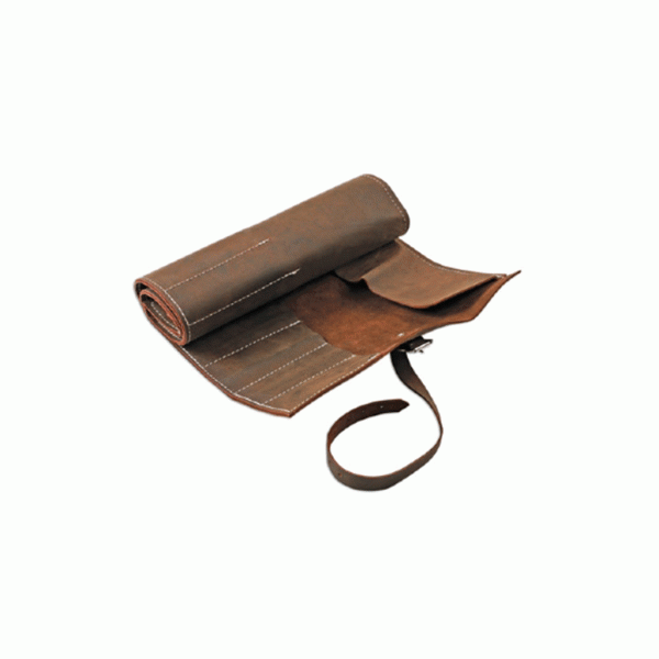 Gunson Leather Tool Roll Antique Finish 15 Pockets