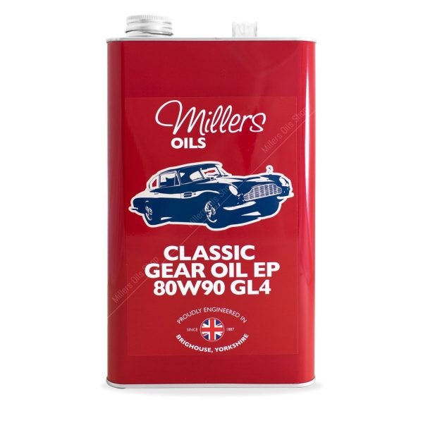 Millers Classic Gear Oil EP 80w90 GL4 5 Litre