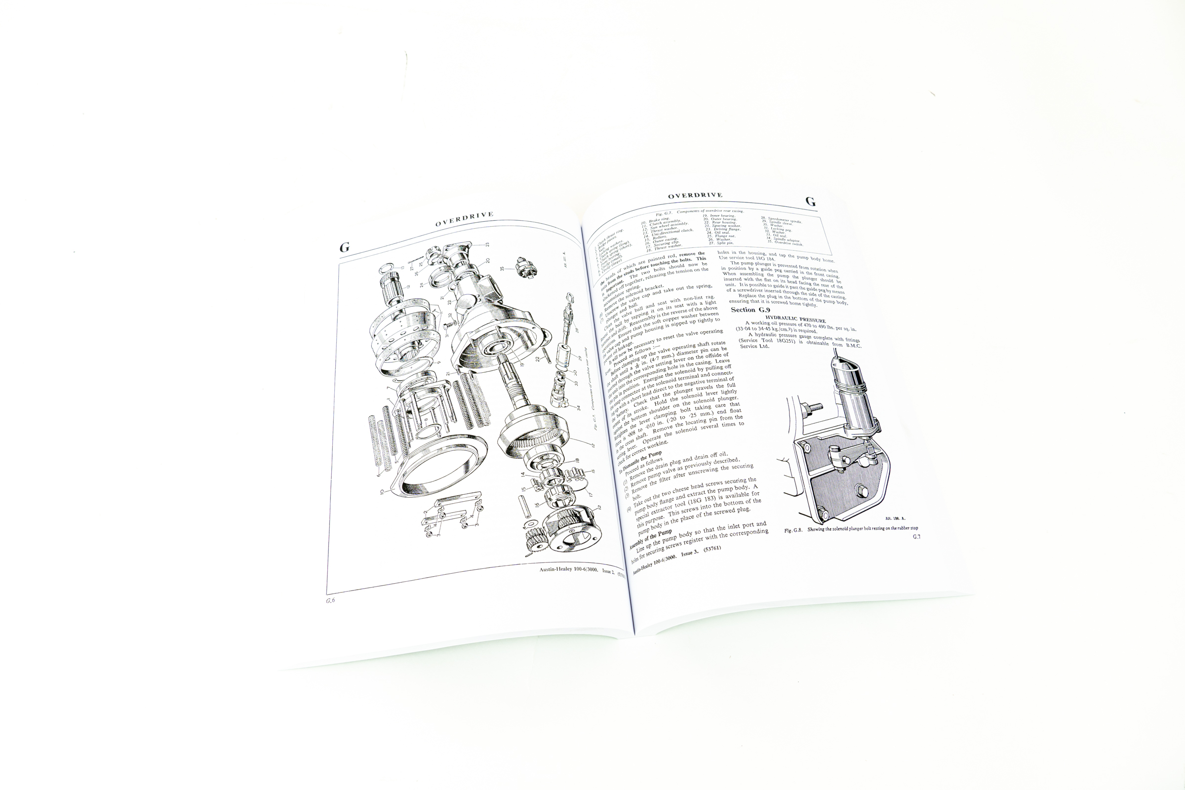 Austin Healey 100/6 & 3000 Manual Classic Spares